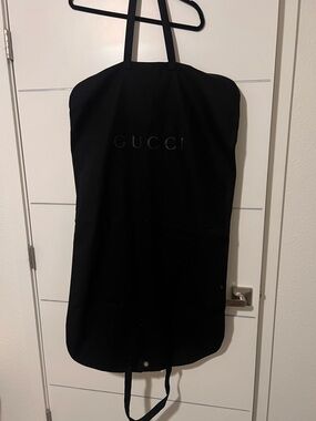Gucci Black Logo Garment Cover